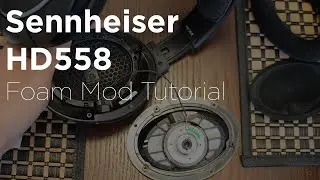 💡How To: Sennheiser HD558 Foam Mod Tutorial | QUICK AND EFFECTIVE!