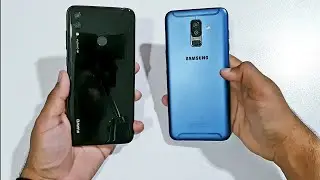 Huawei Y7 Prime2019 vs Samsung Galaxy A6 plus  - Speed Test (4K)