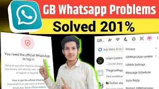 Gb Whatsapp new update v20.96 | Gb Whatsapp number not verify problem | gb whatsapp problems