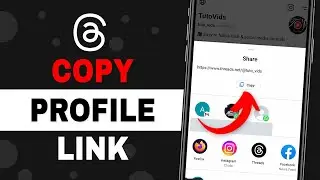 How to Copy Threads Profile Link