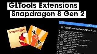 Snapdragon 8 Gen 2 GLTools Extensions | FPS Boost All Device