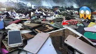 A lot of phones were found scattered on the garbage heap | Restoration Broken phones