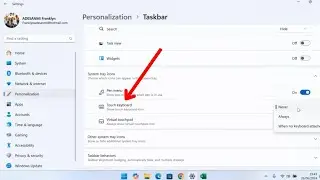 How to Enable or Turn on Touch Keypad on Windows 11