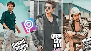 GTA v photo editing || GTA v photo editing picsart || Picsart GTA v photo editing