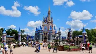 Magic Kingdom 2024 Late Morning/Early Afternoon Walkthrough in 4K | Walt Disney World May 2024