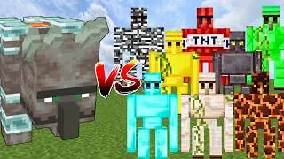 RAVAGER vs ALL GOLEMS | Minecraft Mob Battle