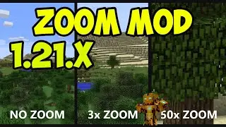 Minecraft 1.21.1 ZOOM MOD - how to use (Spotlight) (Fabric) (x50 zoom)