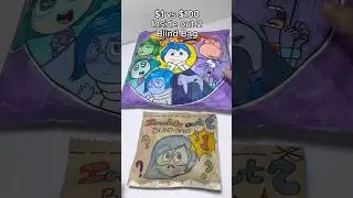 $1 vs $100 Inside Out 2 Blind Bag #papercraft #unboxing #insideout2 #blindbag #asmr #サンリオ #산리오 #三丽鸥