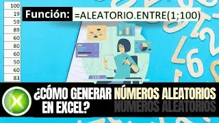 COMO GENERAR NUMEROS ALEATORIOS EN EXCEL.