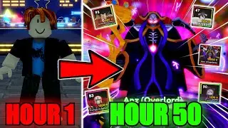 Spending 50+ Hours To Obtain Every NEW OVERLORD Unit In Anime Adventures..