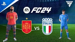 EA FC 24 | Spain vs Italy - UEFA EURO 2024 Final | PS5 Gameplay