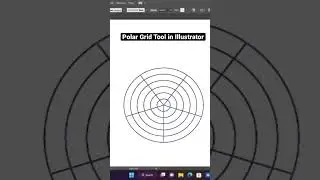 Polar Grid Tool in Illustrator 