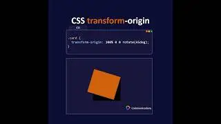 Learn CSS transform-origin in 20 sec!