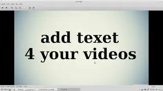 how to add your text in your videos