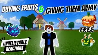 FREE FRUITS GIVEAWAY in Blox Fruits Roblox [KITSUNE] 🎉 | Buying & Giving Away FREE Fruits 2024!