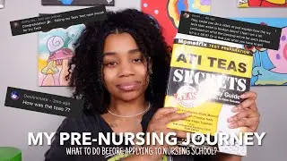 MY PRE-NURSING JOURNEY! TEAS SCORES + REQUIRED CLASSES + SCHOOL UPDATES | Makiya Banks