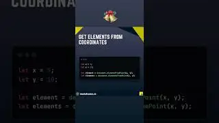 Javascript, Get Elements From Coordinates 