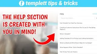 Help Section | Templett Tips & Tricks