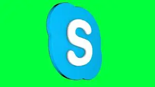 Skype Green Screen Logo Loop Chroma Animation