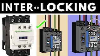 Contactor Interlocking Wiring Explained in Hindi II What is interlocking in Relays/Contactor/PLC?