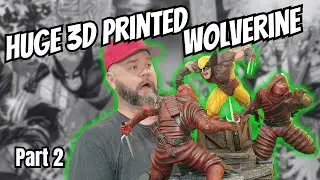 Painting a WOLVERINE Custom Statue- Bad Night For Ninjas Pt 2