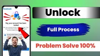 Facebook Your Account Has been Locked Problem Solve Full Process Unlocking Video 2024 How to Unlock