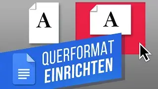 Google Docs: Querformat einrichten| Seiteneinstellungen ändern | Seite drehen in Google Docs