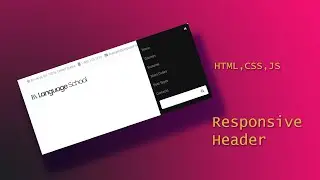 Responsive Header Tutorial: HTML, CSS & JS for Beginners