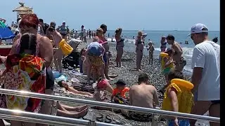 23.06.2023. Погода в Сочи в июне.Смотри на Чёрное море каждый день.