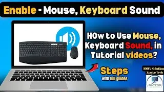 How To Set Keyboard Sound When Typing (FREE) | Enable Keyboard Sound Effects