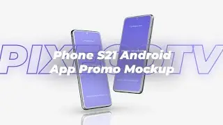 Phone S21 Android App Promo Mockup After Effects Templates