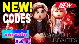 [NEW] The Vampire Legacies 2 Codes [Beta] (August 2024) | Roblox Vampire Legacies 2 Codes