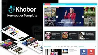 Khobor - Magazine & Newspaper HTML Template | Themeforest Website Templates and Themes