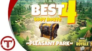 BEST Battle Royale Loot Route #4!!! (Pleasant Park) w/ TrappedGT | Fortnite || Troikality
