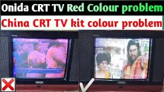 Onida crt tv red colour problem | Onida crt tv colour problem | China crt tv repair colour problem |