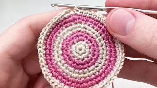 Crochet Perfect Stripes in a Circle. Invisible Color Change in the Round