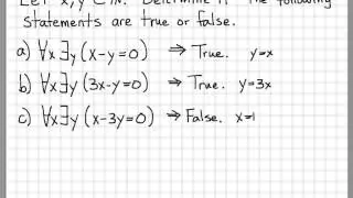 Proof and Problem Solving - Quantifiers Example 03