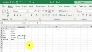 Excel Tips and Tricks #70 How to  Combine data from different columns Ctrl+E Flash Fill