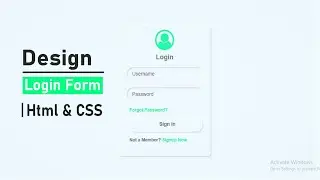 How to design a login form using html & Css || Neomorphism effect Css| Web Design Tutorials 2021