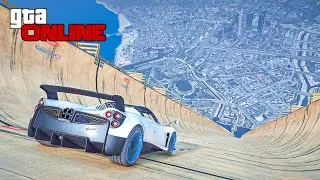 СПУСК С ГОРЫ БЕЗ ТОРМОЗОВ С DONNY И БИВОРЛДОМ В GTA 5 ONLINE !