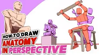 the COMPLETE GUIDE to drawing characters in PERSPECTIVE! [Character Design Bootcamp Day 4]