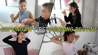 Copying My FIRST Morning Routine!