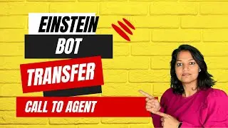 Mastering Einstein Bot : Transfer the Call to the Agent in Einstein bot