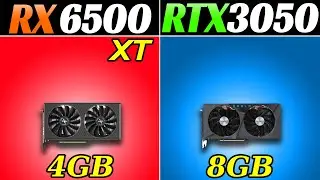 RX 6500 XT vs. RTX 3050 | 20 Games Benchmarks