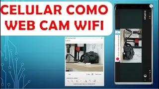 📱COMO USAR el CELULAR Como WEBCAM 🎥 Camara WEB WIFI