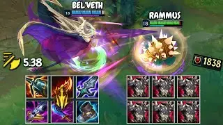 BELVETH vs RAMMUS FULL BUILD FIGHTS & Best URF Moments!