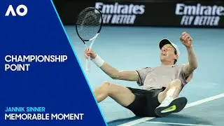 Championship Point | Jannik Sinner Wins First Grand Slam Title After Epic! | Australian Open 2024