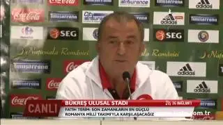 Türkiye Romanya Maç Sonrası Fatih Terim'in Açıklaması