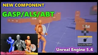 GASP,  ALS, and ABT Users Here's A Component That Provides Easy Combat  Including Melee for UE 5.4