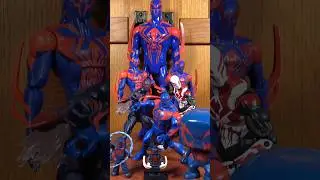 Every Spider-Man 2099 Figure I Own! #spiderman2099 #acrossthespiderverse #spiderman #short